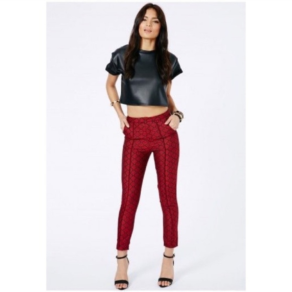 JACQUARD TROUSERS
